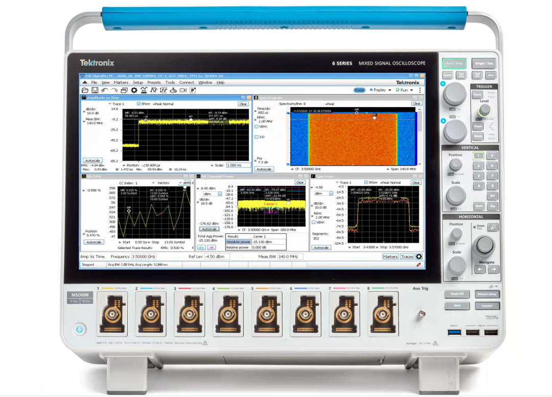 全新軟件發(fā)布！泰克MSO6B高性能示波器融合5G NR分析功能